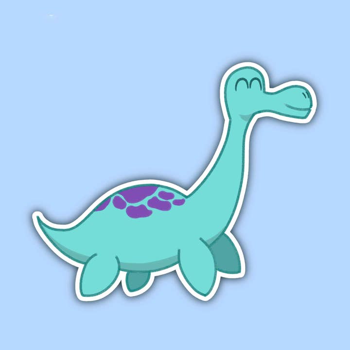 Nessie - Cute Cryptids Sticker for wholesale by Noellita Bonita