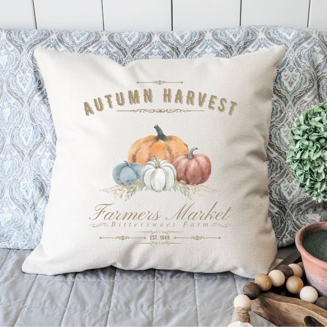 Autumn Harvest Pillow Cover for wholesale by Go Charlotte