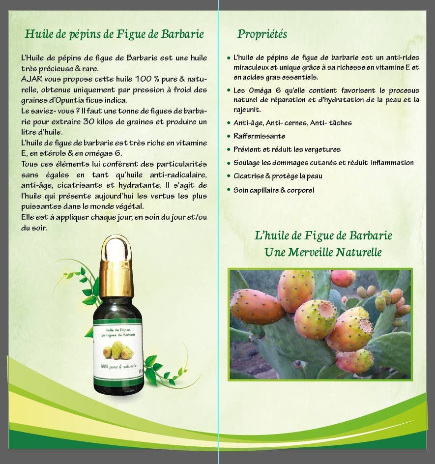 Ajarbio – Óleo para banho/corpo por atacado – Óleo 100% natural e orgânico de sementes de figo-da-índia5