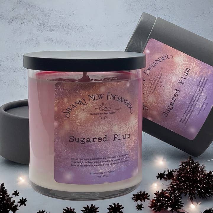 Sugared Plum • Holiday Gift Candle for wholesale by Swanky New Englander