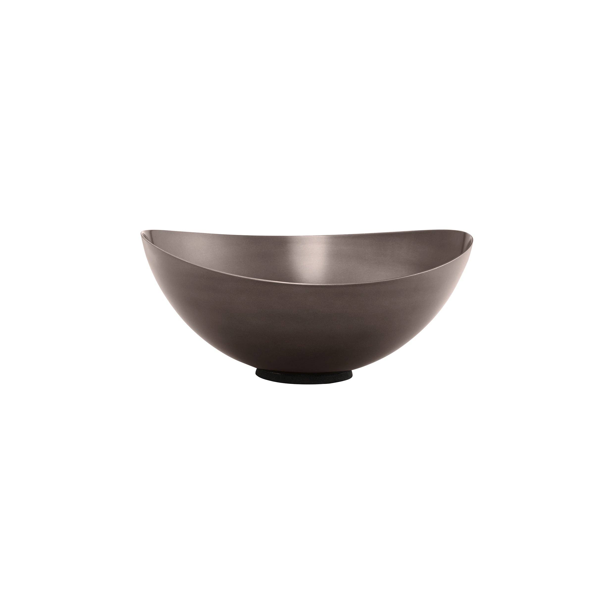 blomus - Wholesale Decorative Plate/Dish/Bowl - ONDEA Bowl Burnt Metal Finish - Stainless Steel