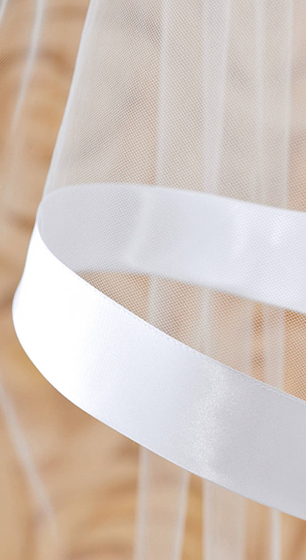 Bajabella – Großhandel Schleier – Damen – Langer Schleier handgefertigt mit Stickspitze1