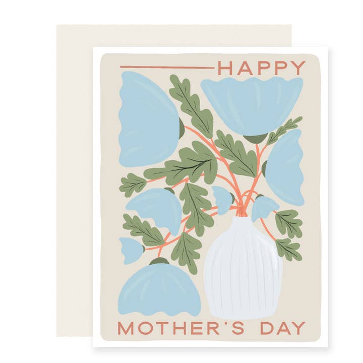 Mod Vintage Floral MD Card | Mother's Day Card for wholesale by Slightly Stationery