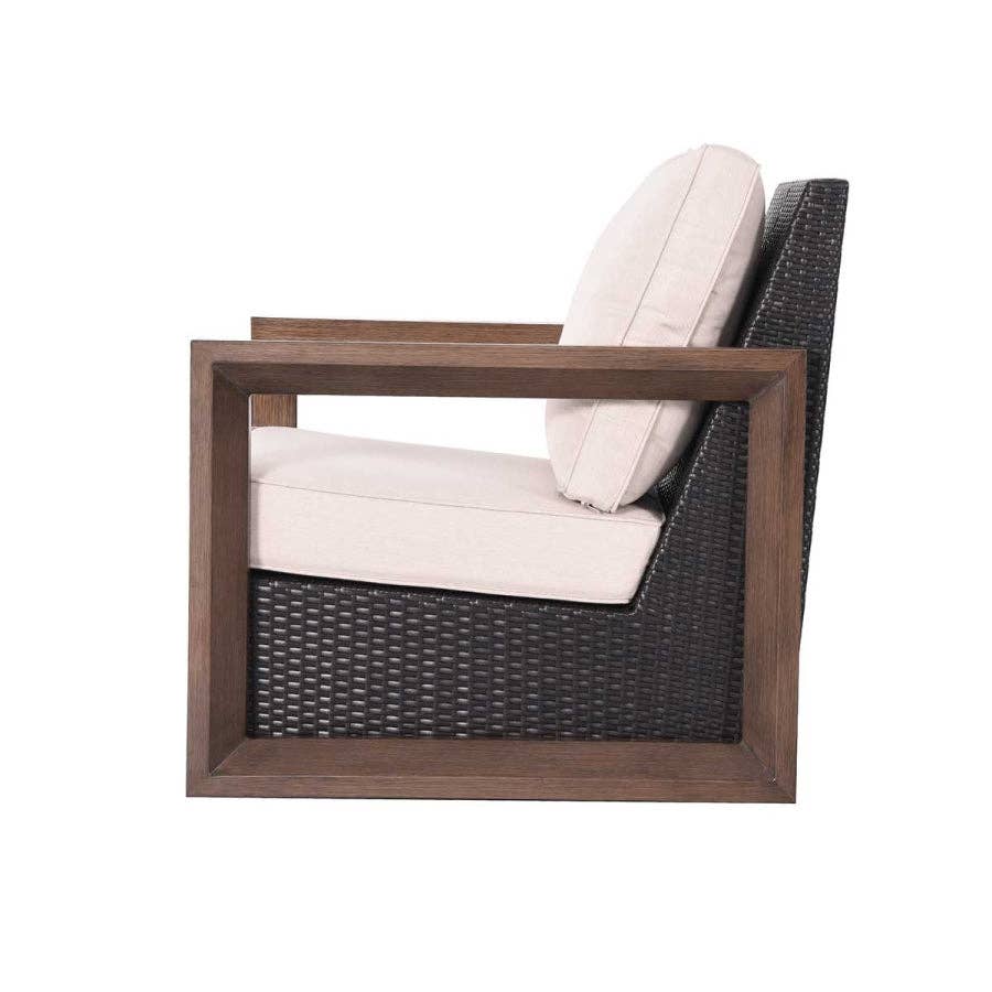 Beige Delano 5-Piece Wicker Sectional Sofa Set for wholesale on Faire11