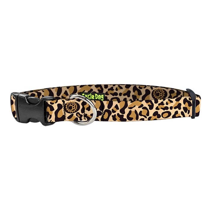 Small Ecoweave Leopard Dog Collar for wholesale by Cycle Dog