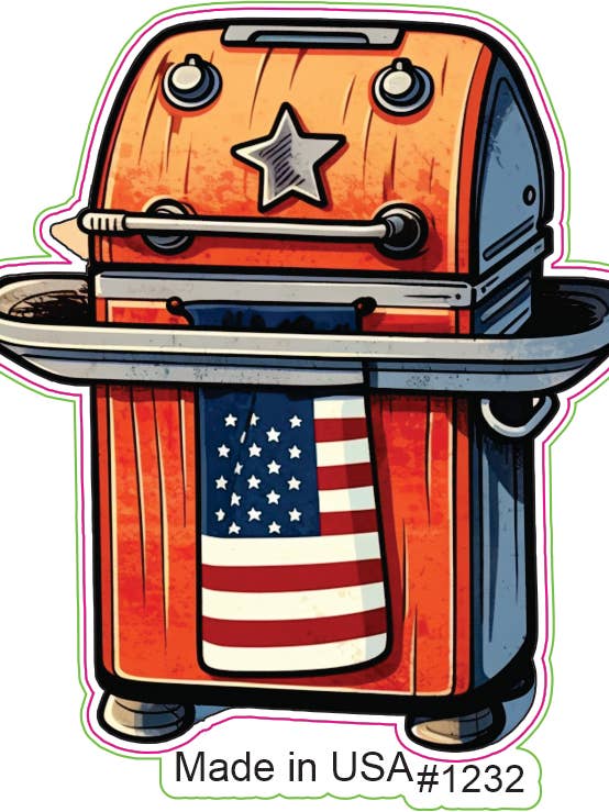 Adhesivo Patriotic Grill para venta al por mayor de Big monkey