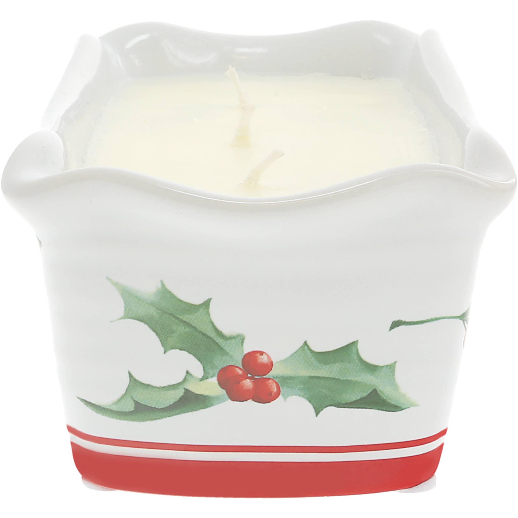 Pavilion – wholesale Jar/filled candle – Holly Jolly - 12 oz - Wax Reveal Triple Wick Candle2