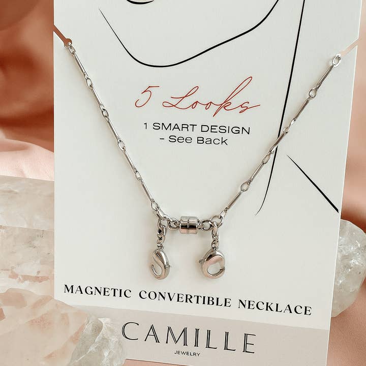 Camille Jewelry - Wholesale Sunglasses/Eyeglasses Strap - Women's - Magnetic Necklace – Convertible Bar Chain1