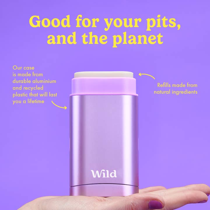 Wild – wholesale Deodorant – Unisex – Wild Purple Case and Coconut & Vanilla Deo Starter Pack (8 Pack)3