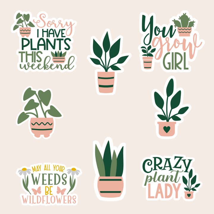 Plante Dame Klistermærke Pack for engroshandel hos My LuElla