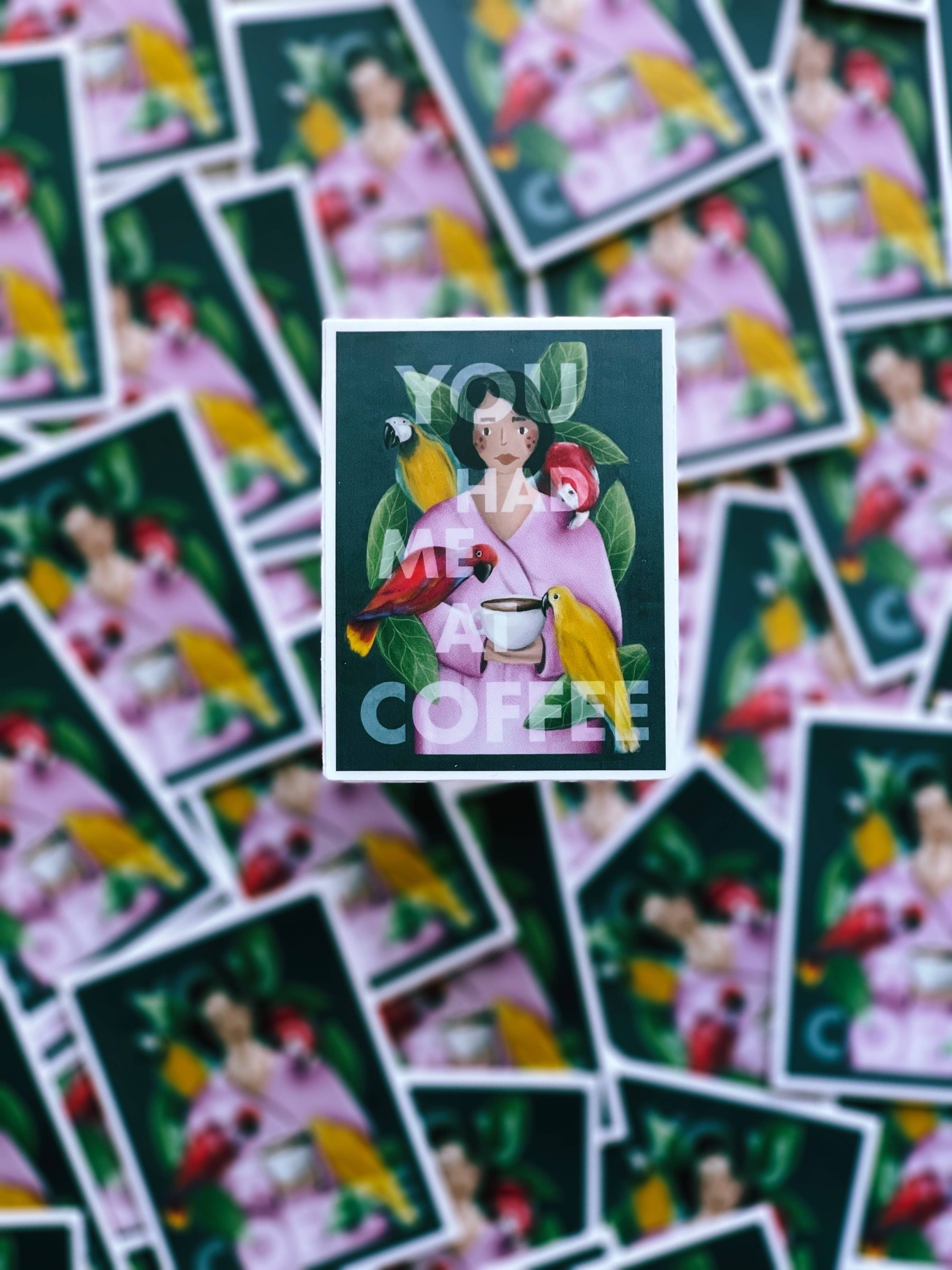 Monellisa – wholesale Sticker – Coffee - vinyl sticker