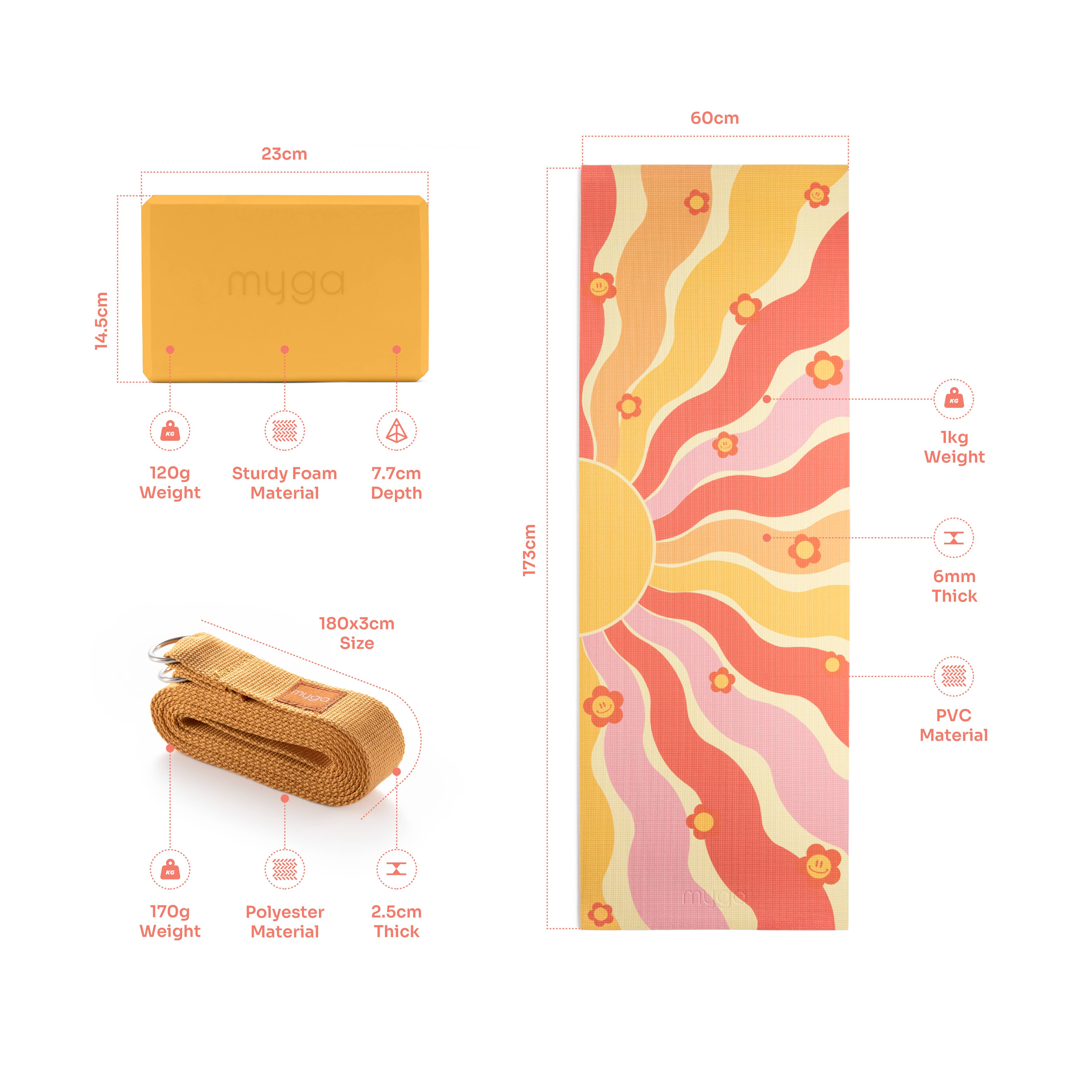 Myga - Wholesale Yoga Mat - Printed Yoga Starter Kits83