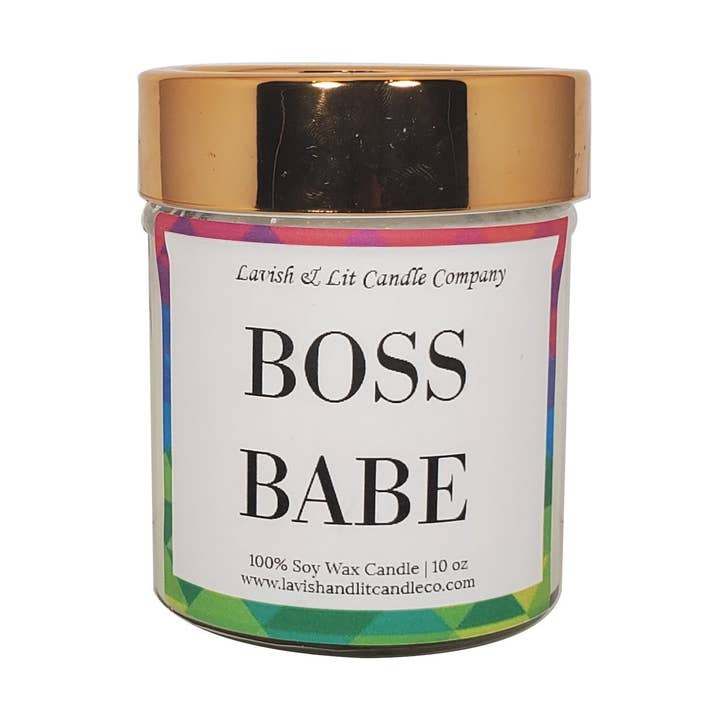 Boss Babe - Scented Candle for wholesale by Lavish & Lit Candle Company
