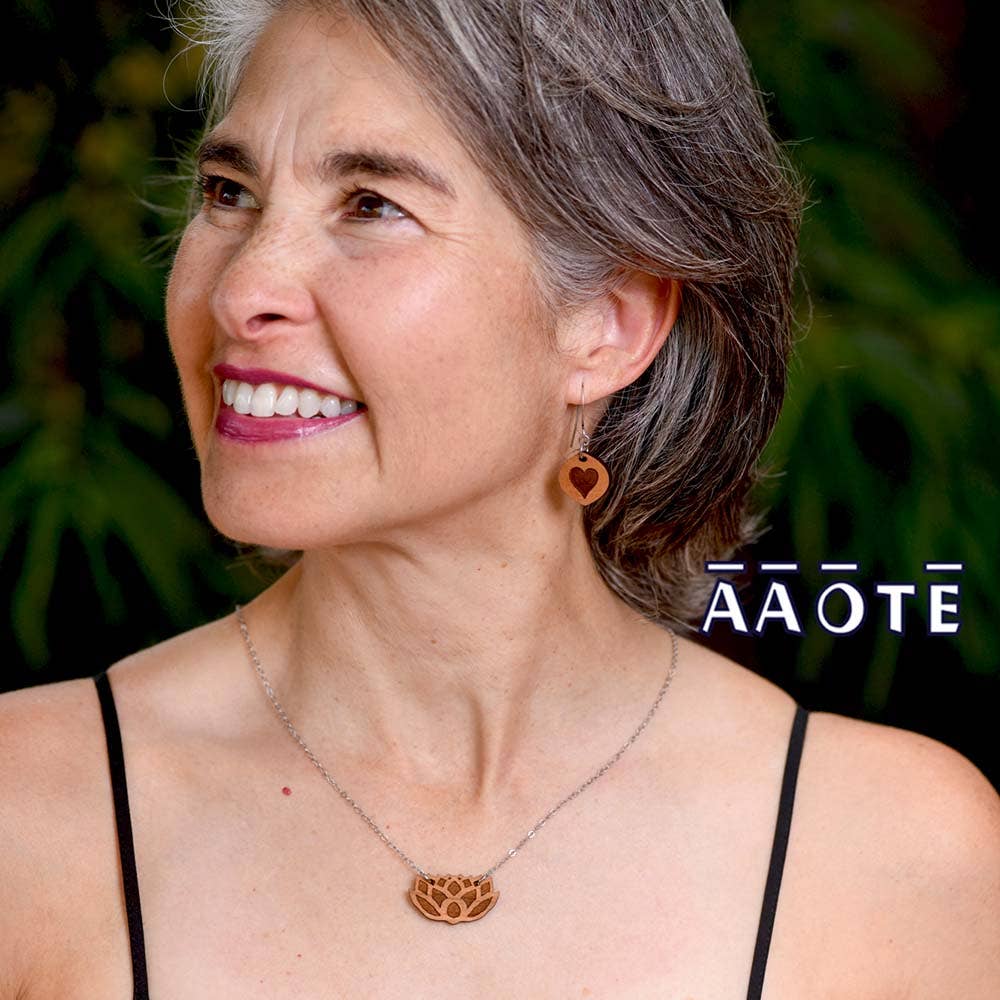 AAOTE - Wholesale Aromatherapy Necklace - Wood Essential Oil Diffuser Minimalistic Necklace6