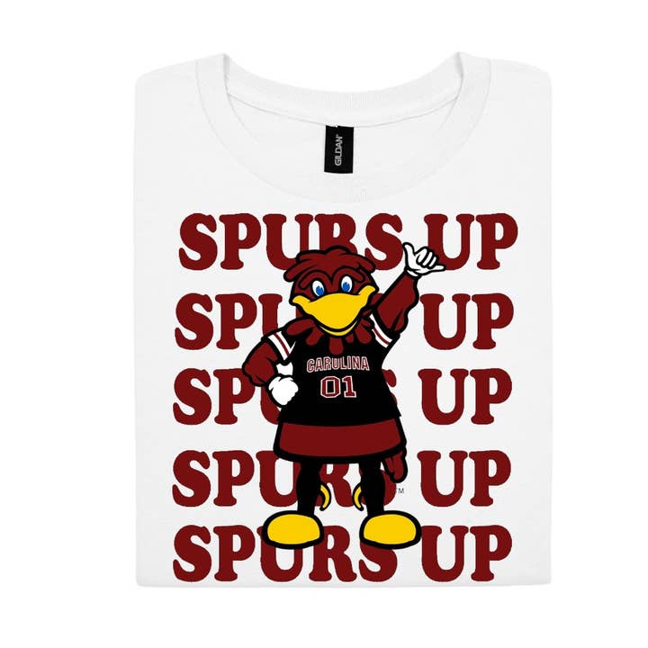 The Candy Collections - Venta al por mayor Camiseta serigrafiada - Mujer - Camiseta gráfica Spurs Up otoño festivo fútbol americano Gamecocks1