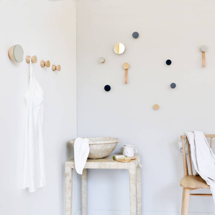 5mm Paper - Wholesale Wall Mirror - Mirror Hook Solid Beech Wood