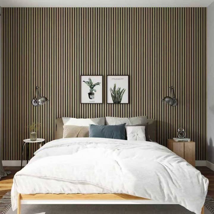 Walnut Acoustic Wall Panels for wholesale by Jobu Home