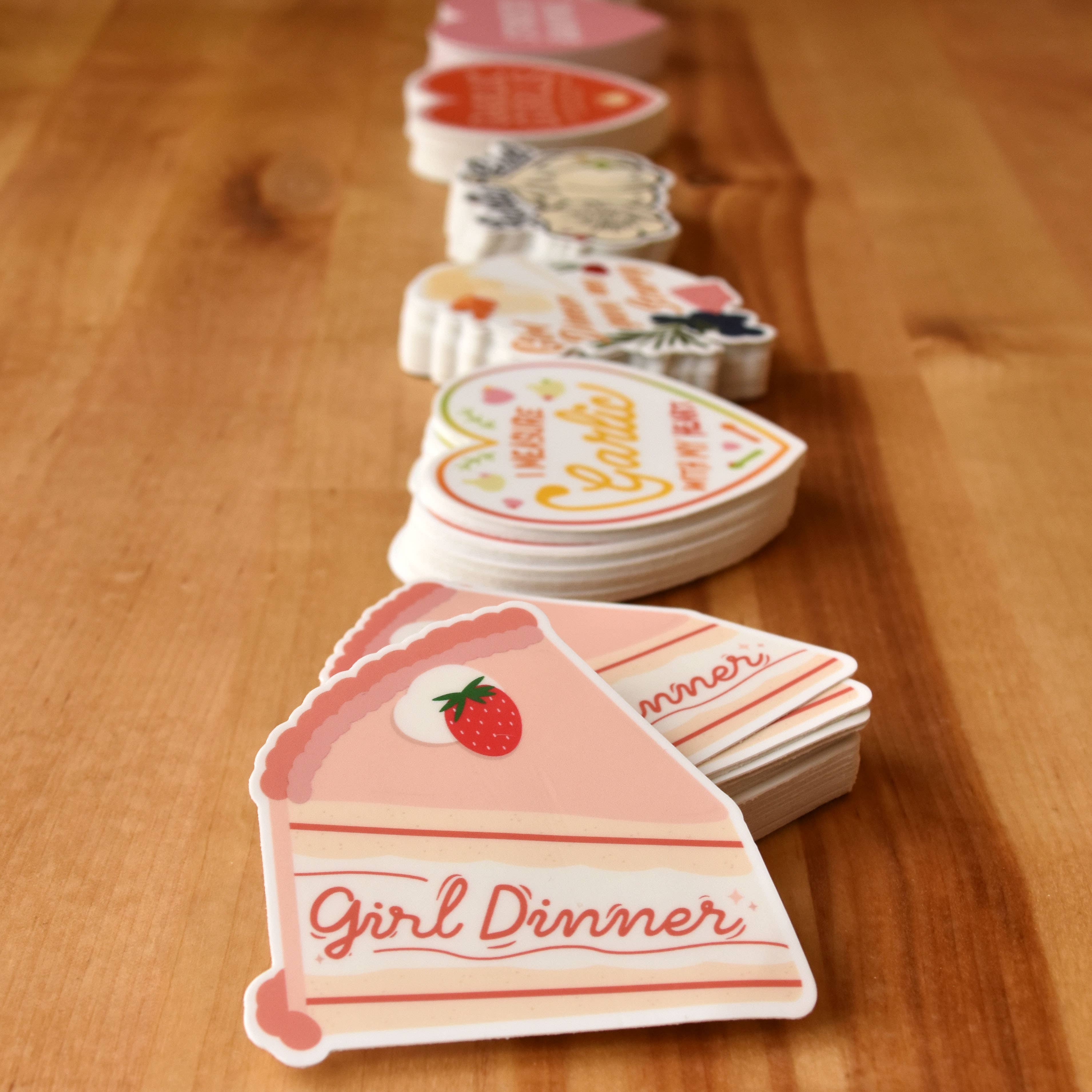 The Franki Hanke - Wholesale Sticker - Girl Dinner Cake Slice Sticker8