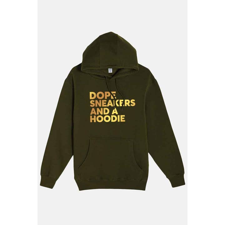 Polar bee - Wholesale Hoodie - Women's - DOPE SNEAKERS AND A HOODIE FOIL GRAPHIC WOMEN HOODIE