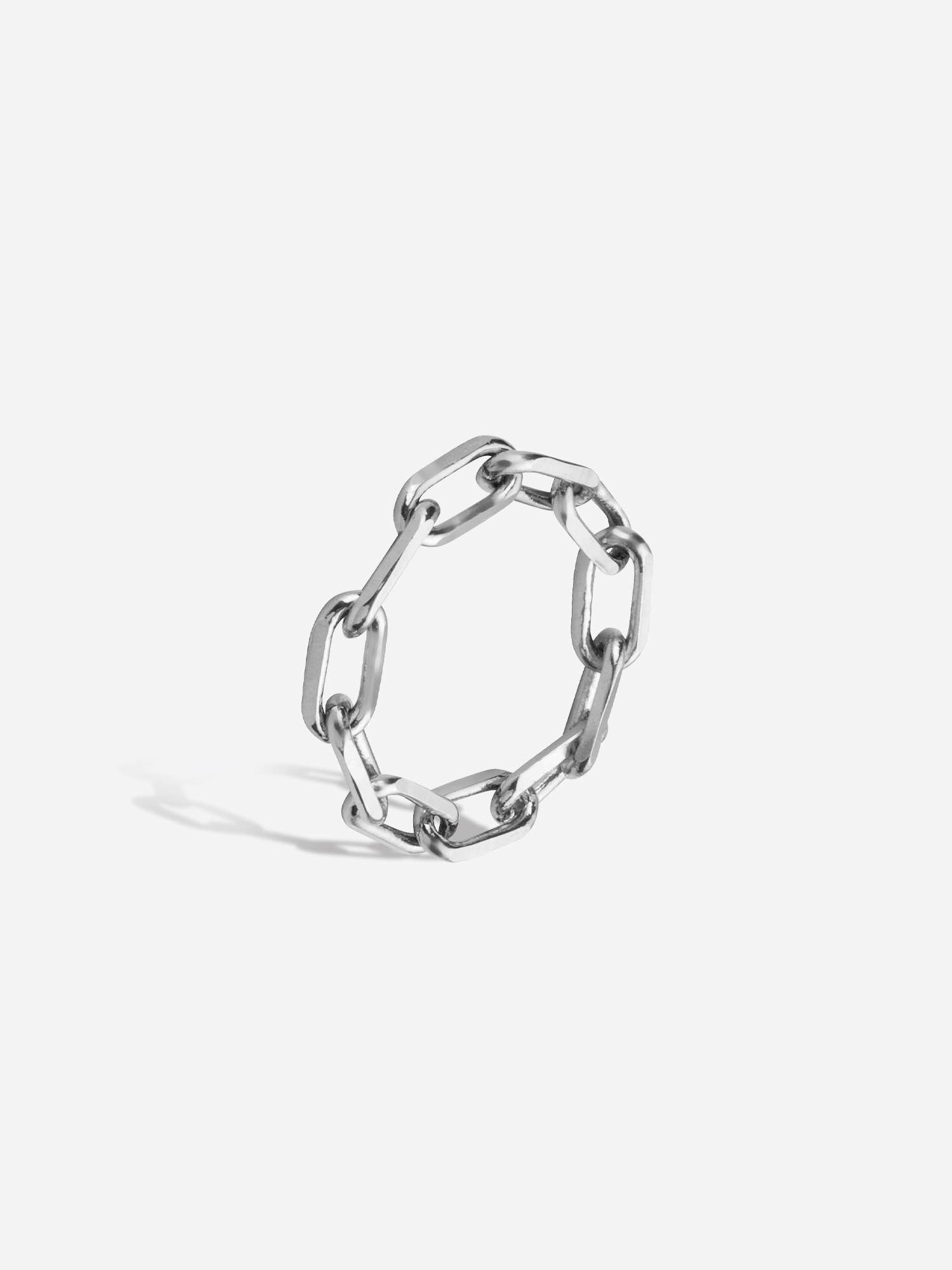 April Please - Wholesale Band/Stacked Ring - BENJAMIN big mesh chain ring 1