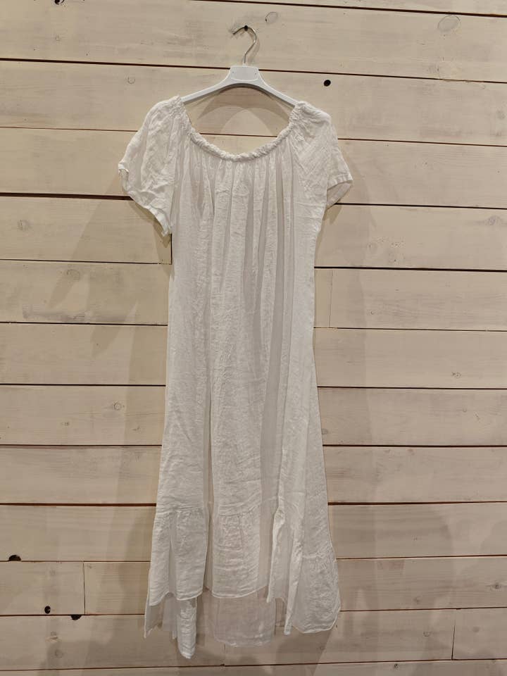 Linos y Textiles – Großhandel Kleid – Damen – REF 16953 EHRENKLEID AUS 100% LEINEN