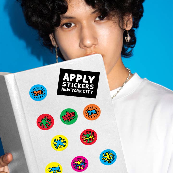 Apply Stickers - Wholesale Sticker - Keith Haring's Icons - Sticker Sheet of 16