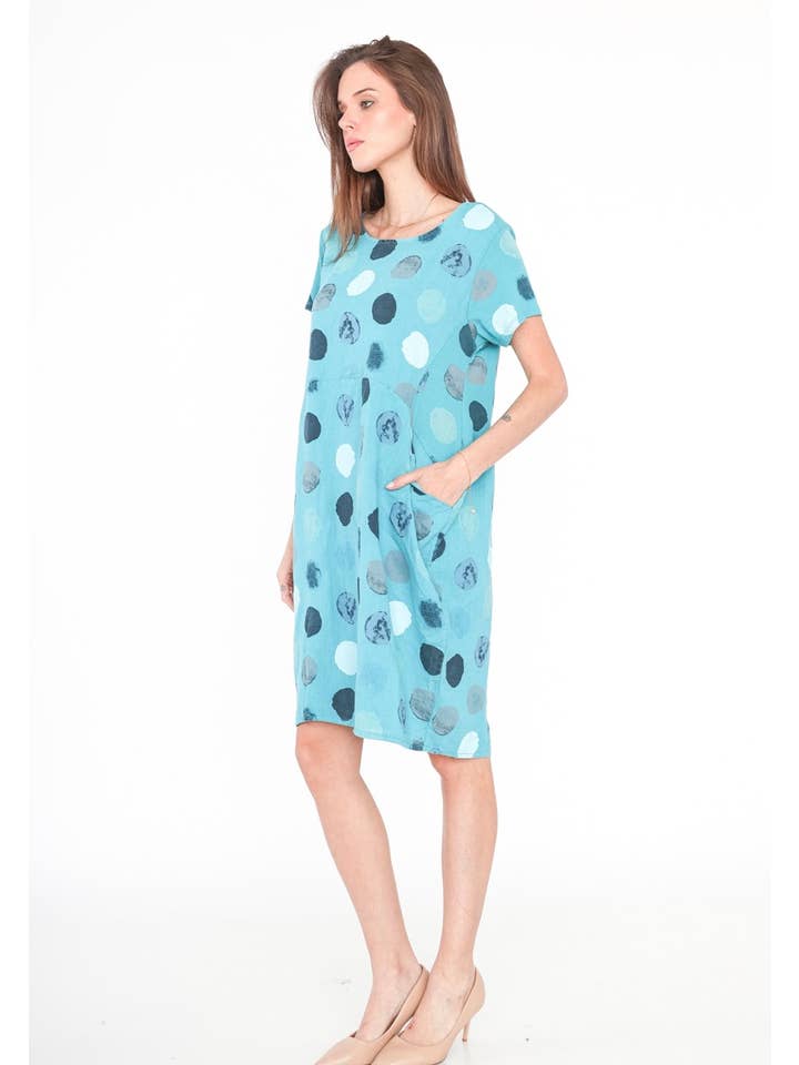 LINEN & COTTON HOUSE - Wholesale Dress - Women's - 3533 DRESS IN LINEN/CLOTHING