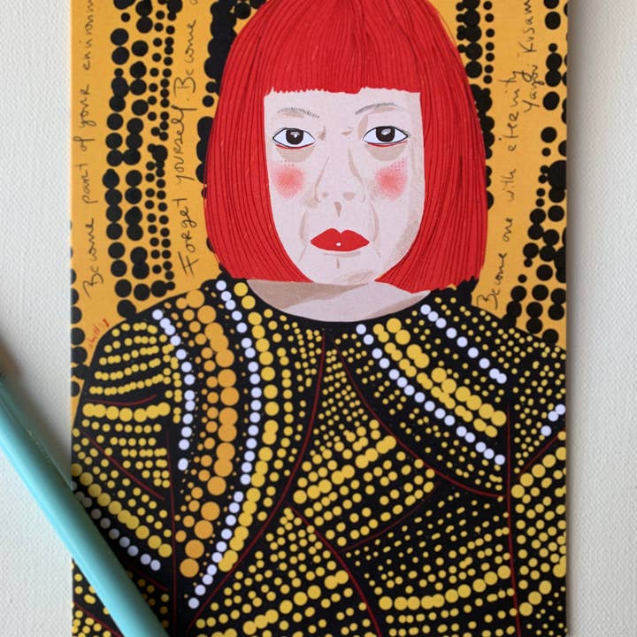 Violet Red Studio - Wholesale Everyday Greeting Card - Yayoi Kusama 1