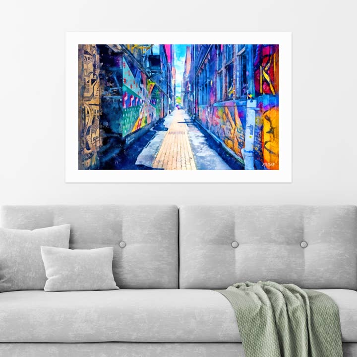 Giclee Art Prints, Knoxville TN, Strong Alley for wholesale by G.O.A.T House of Creative