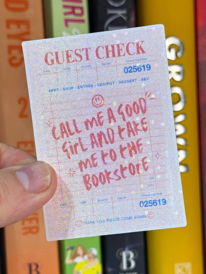 Check sticker for wholesale by Brinnvill Books