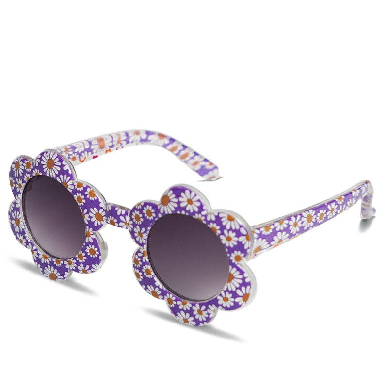 KiddieKickz - Wholesale Sunglasses - Kids - Multi-color Fashionable Children's Sunflower Sunglasses0