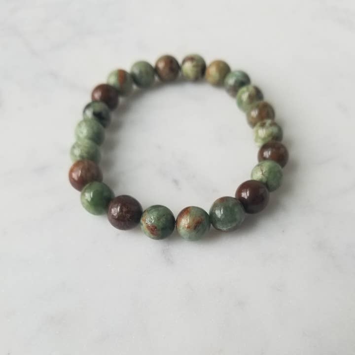 Grön Afrikansk Opal Armband för wholesale av Elle Brands LLC