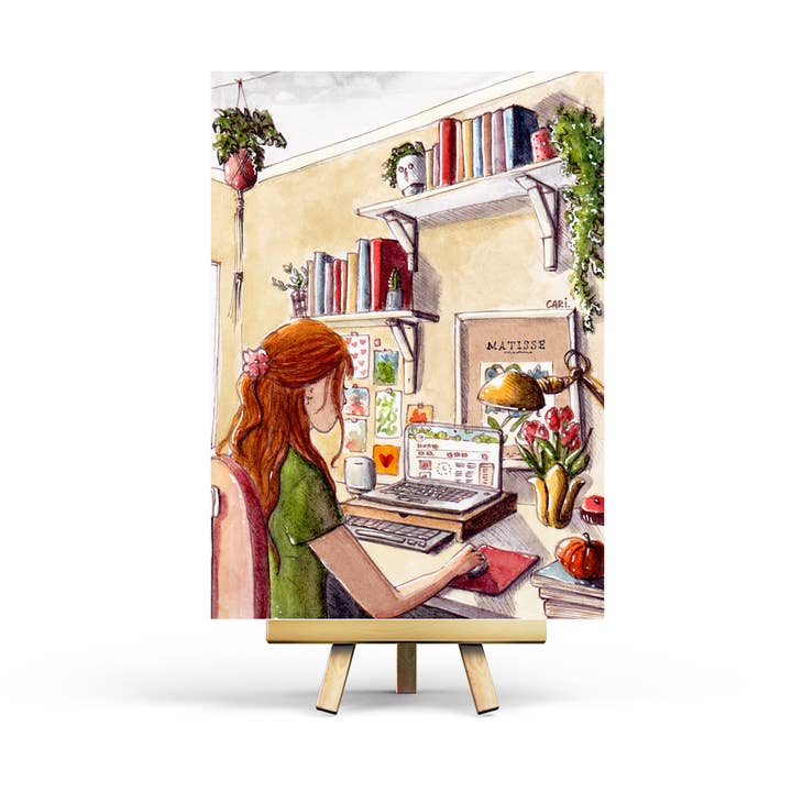 September - Postcard for wholesale by Penpaling Paula