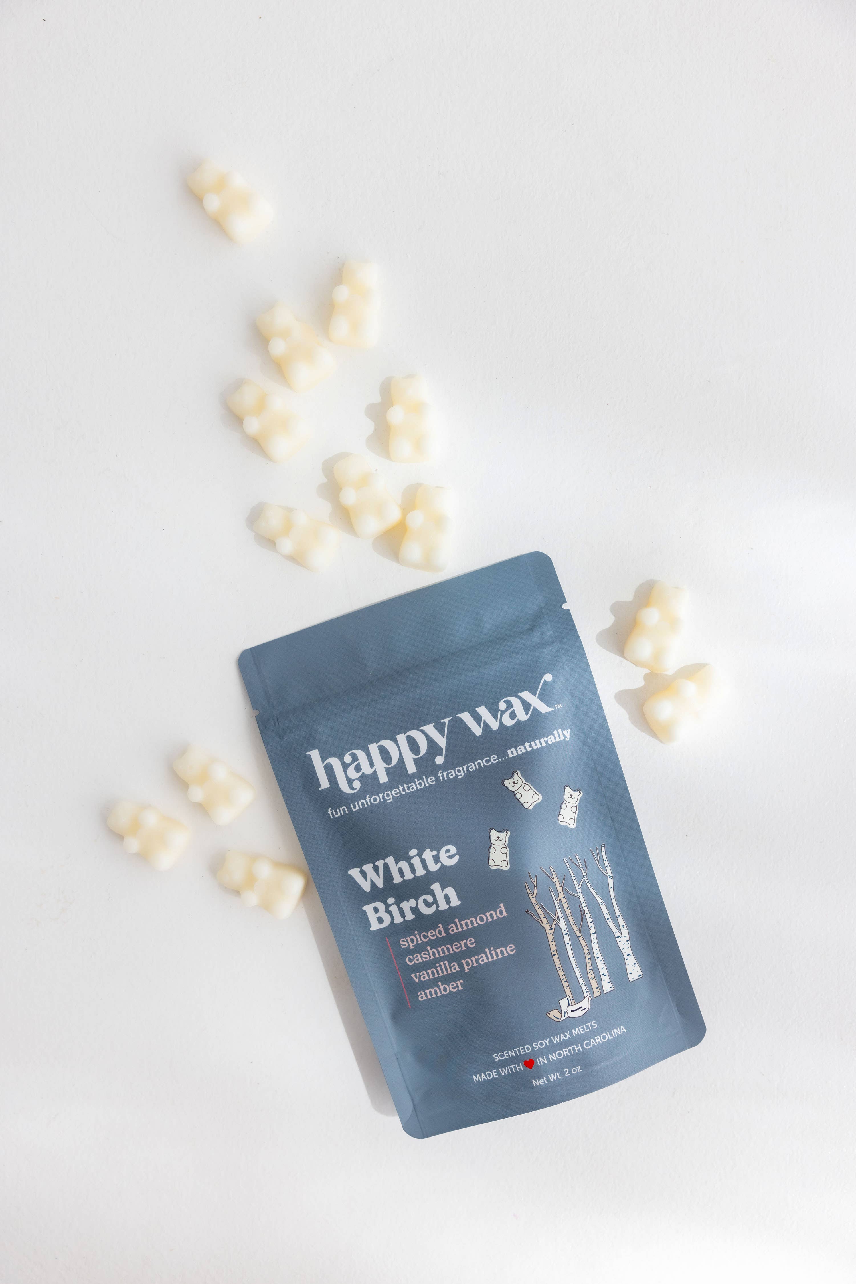 Happy Wax - Wholesale Wax Melt - White Birch Wax Melts - Sample Pouch (2 oz)2