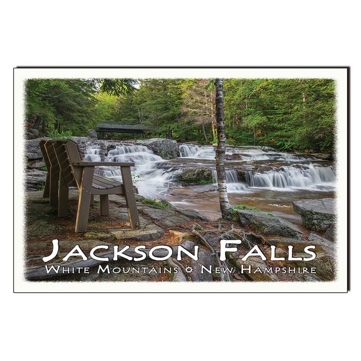 #9149 Jackson Falls Ansichtkaart voor wholesale door White Mountain Images
