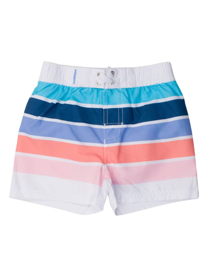 White Boys Seaside Stripe Swim Trunks
for wholesale on Faire