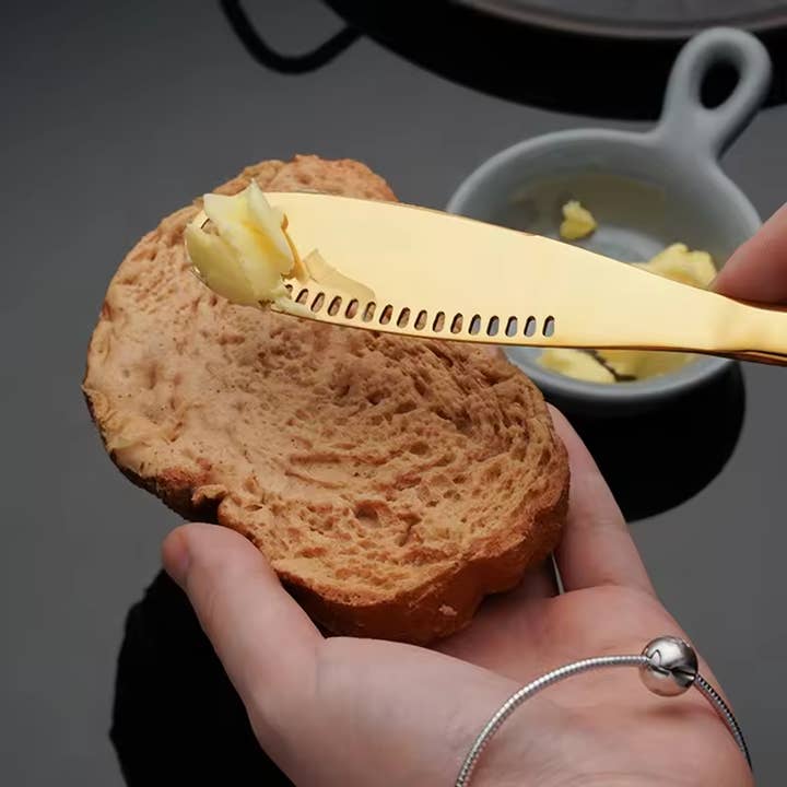 Sostraw & SmartThings – Faca de cozinha/utilitário por atacado – Faca de Manteiga e Espalhador 3 em 1 - 5 cores disponíveis5