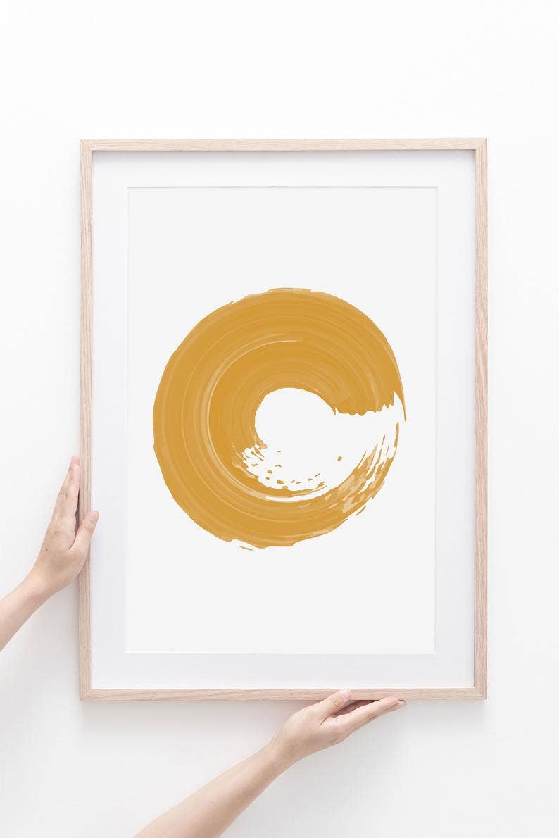 Sara Cristina Design - Wholesale Art Print - Yellow Wave2