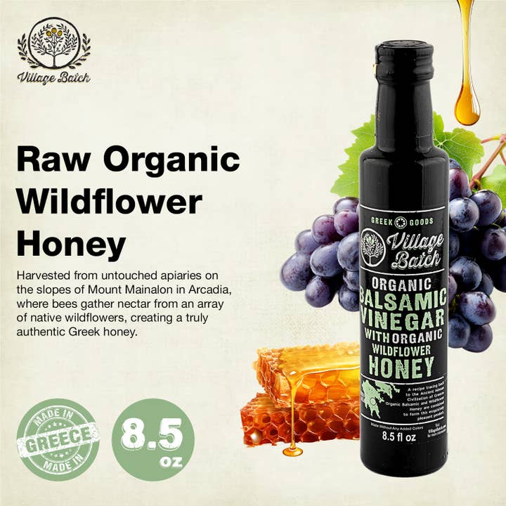 Village Batch - Wholesale Vinegar - Organic Balsamic Vinegar with Wildflower Honey4