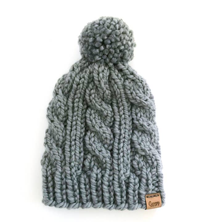 Ogden Beanie > Women's Winter Hat > Women's Cable Knit Hat for wholesale by Canopy Supply Co.