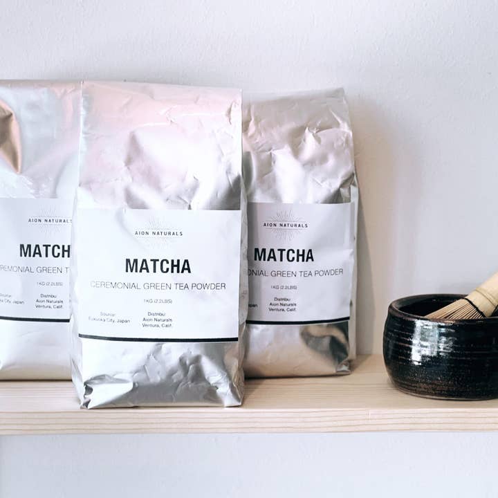 Aion Naturals Ceremonial Grade Matcha BULK and other Purchase Wholesale nutrients vegan protein. Free Returns & Net 60 Terms on Faire trending on Faire.