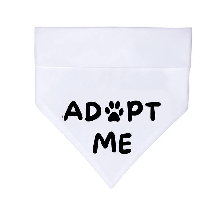 ECO4PAWS – Großhandel Haustier-Bandana – Hund – Adoptiere mich Hundehalstuch