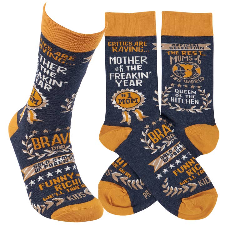 Primitives by Kathy - Wholesale Socks - Unisex - Mother Of The Year Socks