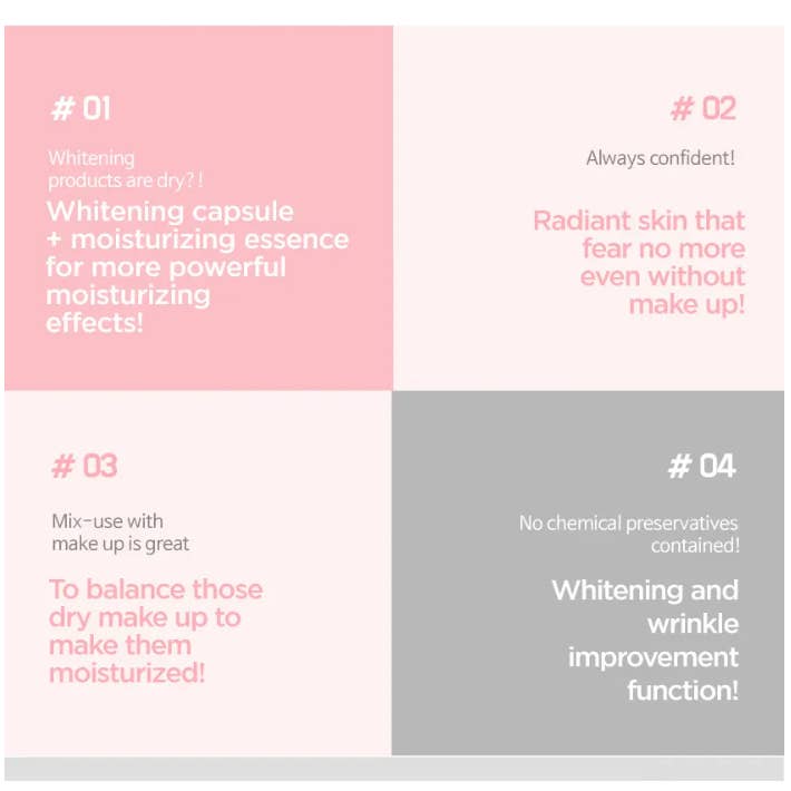 Best Beauty Group - Wholesale Facial Serum/Concentrate - G9 White In Milk Capsule Brightening Anti-Wrinkle Serum 5