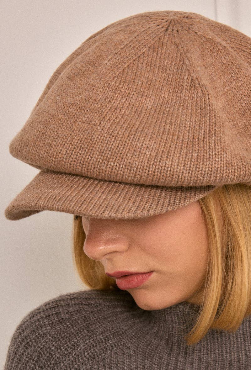BYREN | ÉLINE L'ATELIER - Wholesale Newsboy/Schoolboy Hat - Women's - MJ304HK wool newsboy cap5