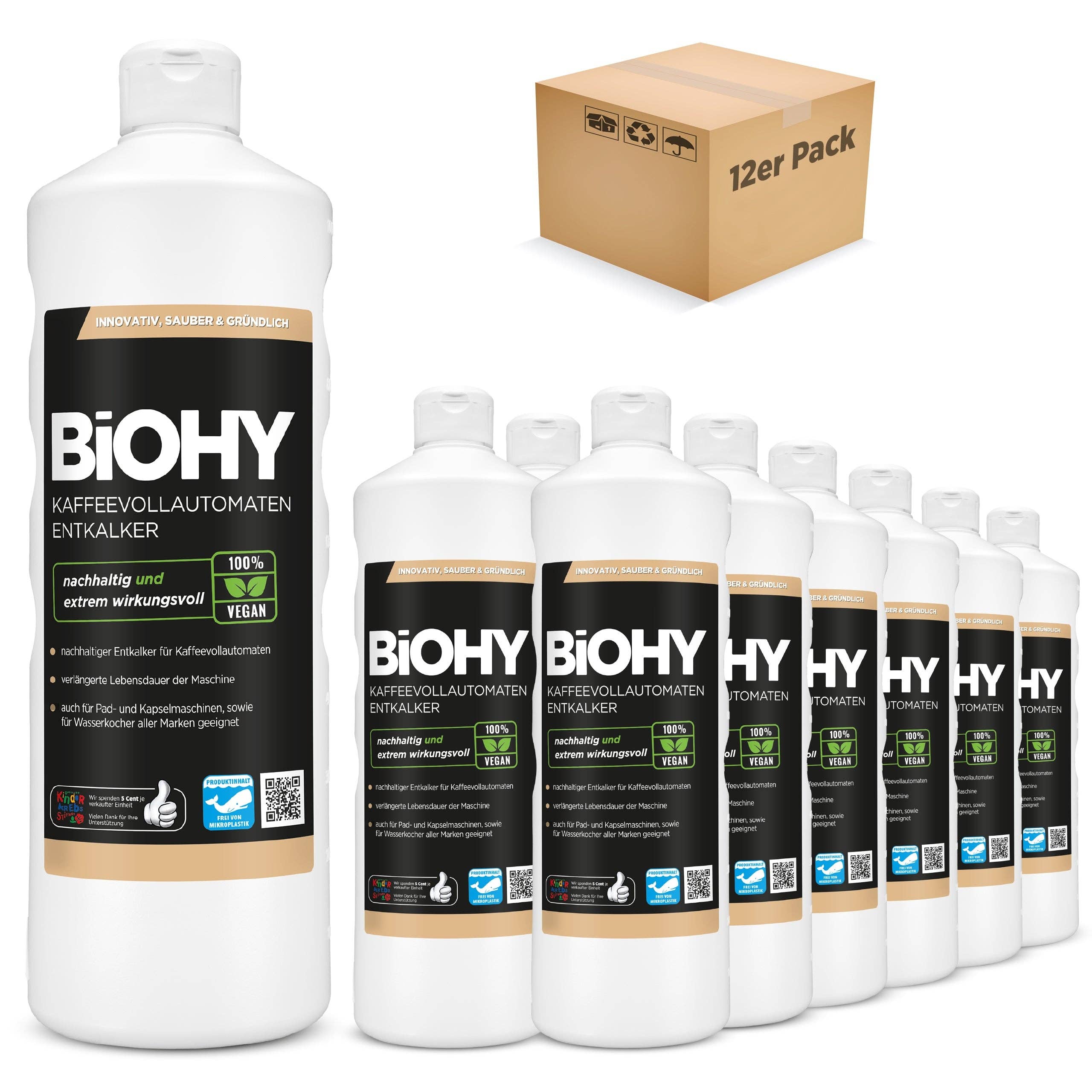BiOHY - Wholesale Multi-Surface Cleaner - BioHy fully automatic coffee machines descaler, lime remover, descaling agent, lime remover11