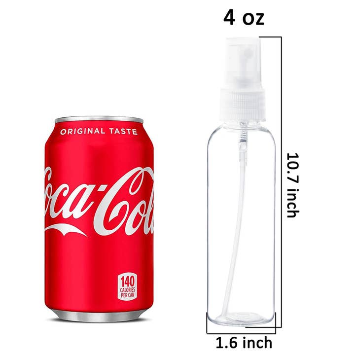 Youngever - Wholesale Spray bottle - Youngever 10 Pack 4OZ Plastic Empty Spray Bottles - Clear1