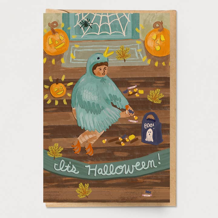 Dolcetti di Halloween 10 Biglietti di auguri per la vendita all'ingrosso da parte di Ingrid Press