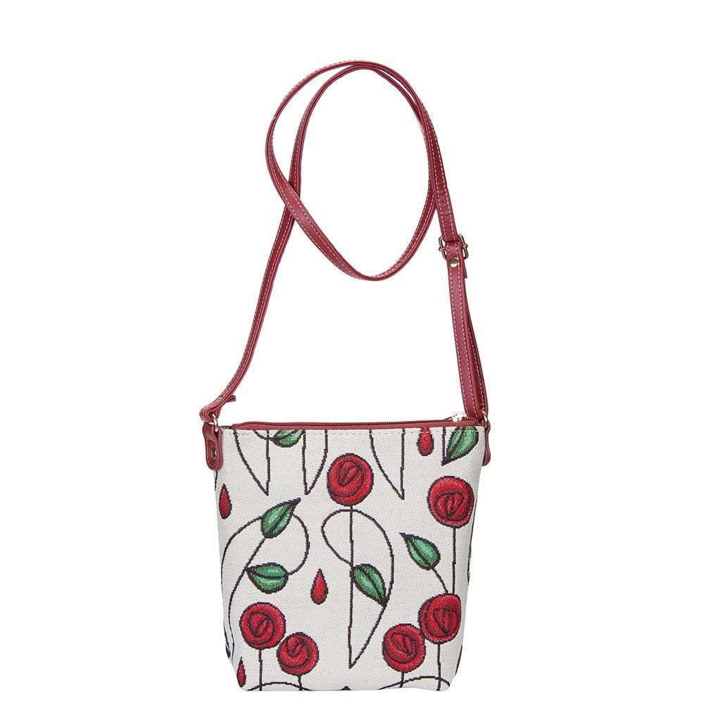 SignareArt - Wholesale Crossbody Bag - Women's - SLING-RMSP | RENNIE MACKINTOSH SIMPLE ROSE SLING BAG PURSE CROSSBODY3