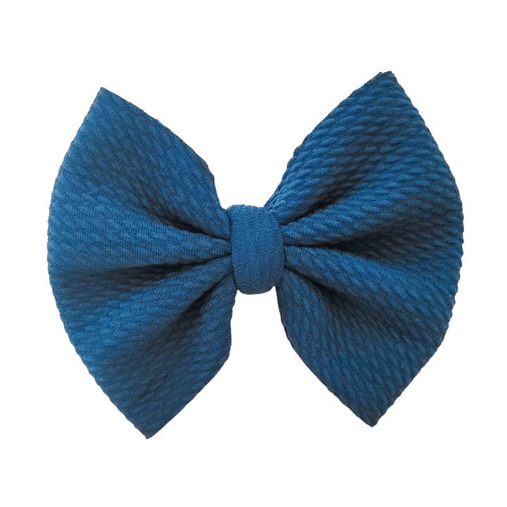 Fiocco per capelli Sophia - Teal per la vendita all'ingrosso da parte di Caylee & Co